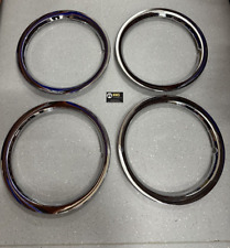 London Taxi TXE LEVC Chrome Outer Wheel Trims / Rings Set of 4 Brand New