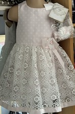 BNWT Stunning, Couche Tot Flower Girl Dress With Matching Hair Clip, 2-3 Yrs.