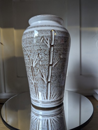 Handmade pottery vase - made, in