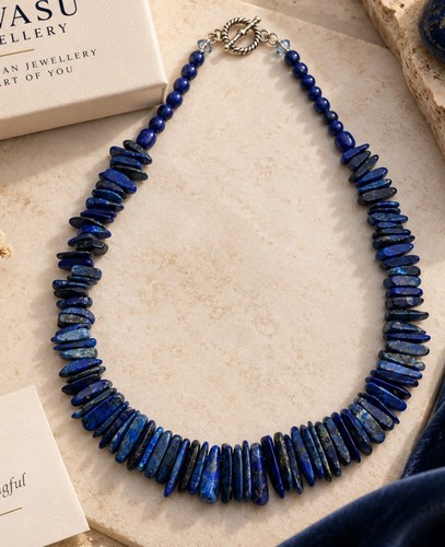 Handmade lapis lazuli gemstone - lapis,