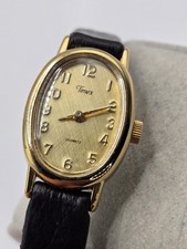 Women's Timex Oval Shape Gold