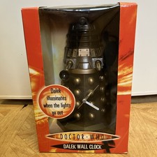 Doctor Who NSD DALEK WALL CLOCK 2006 Wesco UK Boxed. 