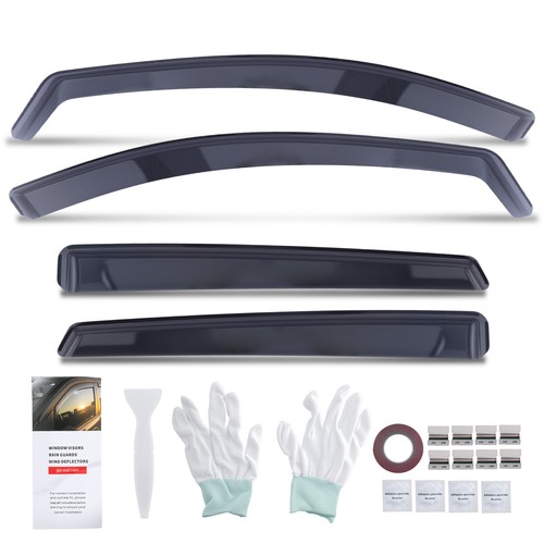 Acrylic rain wind deflectors - wind,