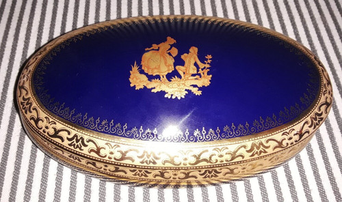 Vtg limoges cobalt - vtg,