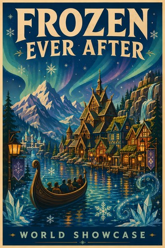 Frozen ever after epcot - frozen,