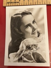 Elizabeth Taylor Pre Signed