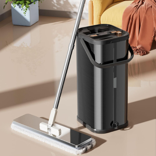 Stainless steel flat mop - stainless,