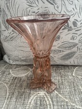 Vintage art deco pink glass - vintage,