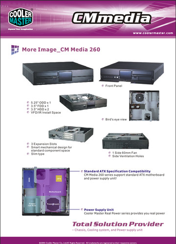 Cooler master media 260 - master,