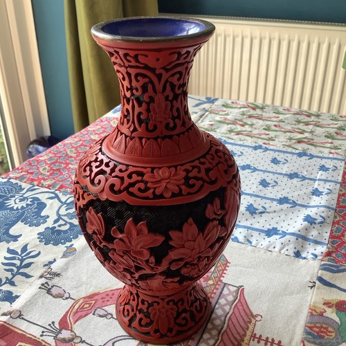 Vintage chinese cinnabar - vintage,