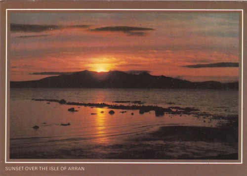 Sunset over the isle arran - sunset,