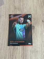 Gus Atkinson Topps The Hundred /25 Oval Invincibles Cricket Card 2025