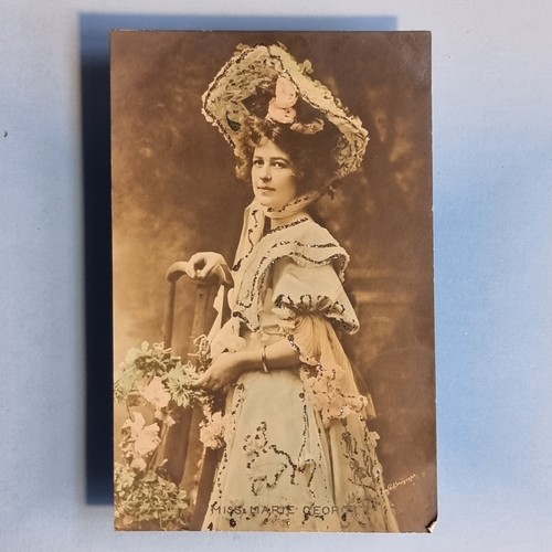 Edwardian actress postcard - edwardian,