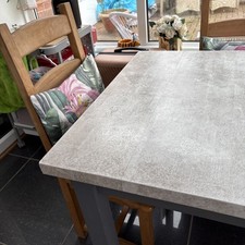 Solid Pine Wood Dining Table