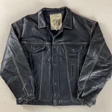 Vintage Heavy Leather Trucker