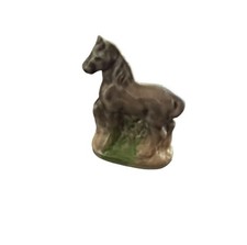WADE Grey Shire Horse 4cm Tall Whimsey Made In England (861) Collectible