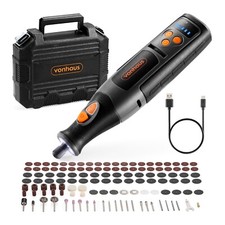 VonHaus Rotary Tool, 5 Speed Varaible Control 5000-25000RPM with 164 Accessories