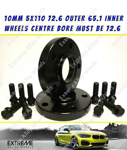 Alloy wheel spacers 10mm for - wheel,