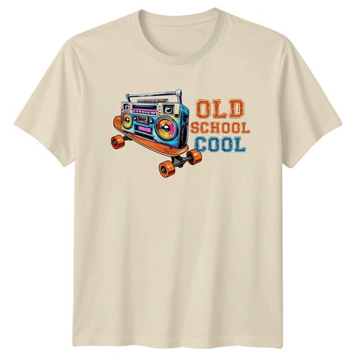 Retro boombox skateboard - retro,
