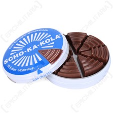 Scho-Ka-Kola German High Caffeine Milk Chocolate Tin -Gift WW2 Energy SchoKaKola