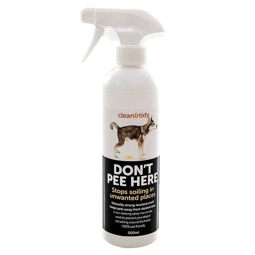 Don pee here spray - don't,