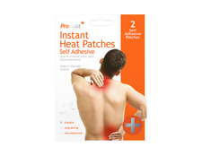 4 x Self Adhesive Heat Pads For Instant Pain Relief Back Joint Muscle Heat Patch