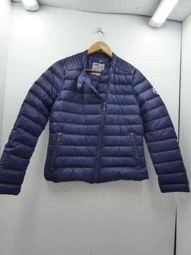 Ladies puffa navy blue jacket - ladies,