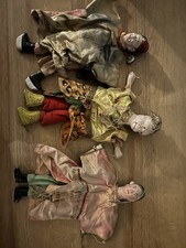 Set Of 3 Antique Chinese Opera Dolls