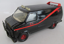 Vintage Collatable 1983 The A-Team GMC Vandura Black Van Approx. 29 x 10 x 12 Cm