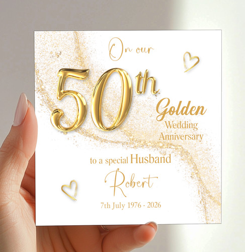 Spouse 50th golden wedding - 50th,