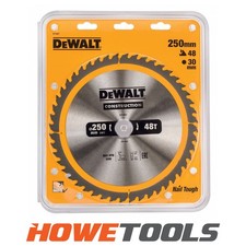 DEWALT DT1957-QZ Construction saw blade 250mm x 30mm x 48T