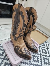 Loblan leather cowboy boots - loblan,