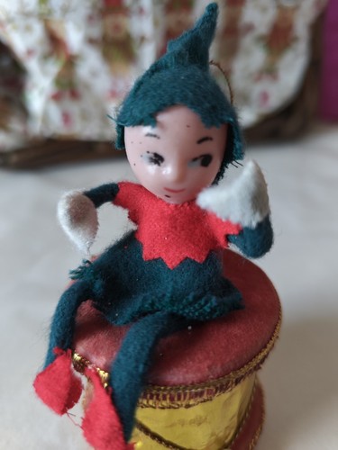 Vintage christmas pixie elf - christmas,