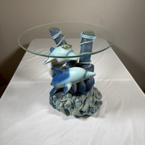 Coastal dolphin glass - glass, top