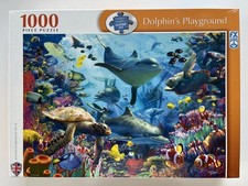 JIGSAW PUZZLE “DOLPHIN’S PLAYGROUND” 1000 PIECES BRAND NEW AND SEALED