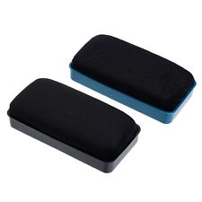 2x Magnetic Flannel Whiteboard Board Eraser Office Plastic Marker Cleaner Eraser