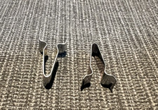 FIT ALFA ROMEO BOOT & TAILGATE INTERIOR LINING METAL TRIM PANEL CLIPS 22MM