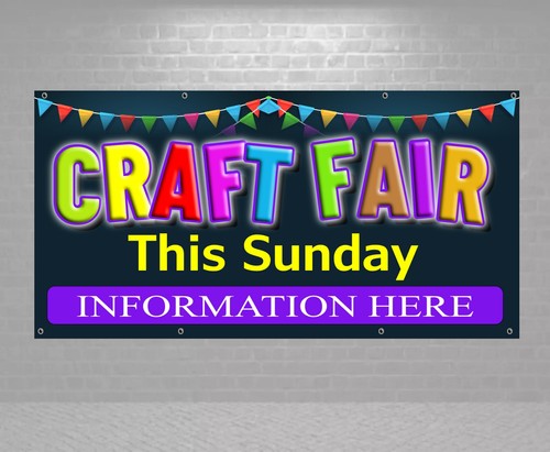 Summer craft fair banner - craft,