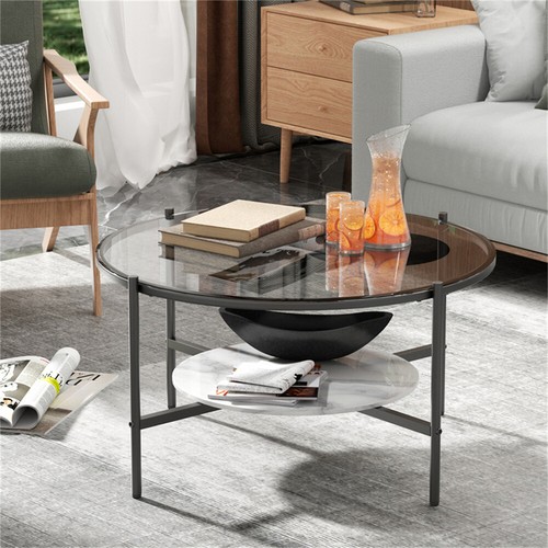 Large round coffee table - round,