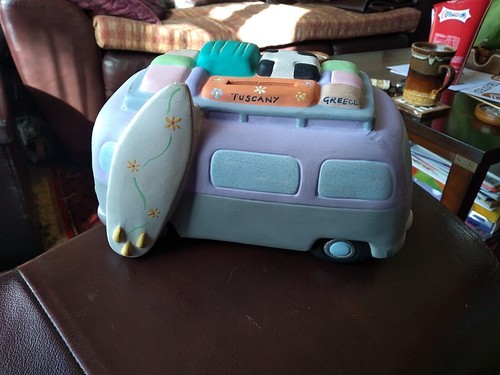 Campervan ceramic cornish - campervan,