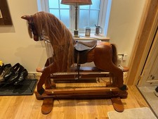 wooden rocking horse used