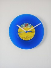Electric Light Orchastra Mr Blue Sky ELO Original Blue Vinyl Record Wall Clock