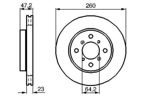 Brake disc honda - honda, accord
