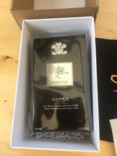 CREED AVENTUS 100ml EMPTY BOTTLE WITH LUXURY GIFT BOX incl. BOX BAG CELLOPHANE