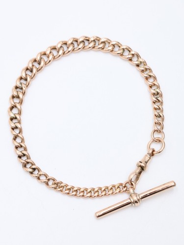 Vintage bar gold bracelet - gold,
