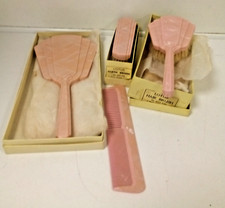 Art Deco Lotus Hand Mirror