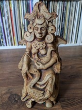 Quantock  Stonewear Queen Mother Earth Goddess Gaia Pagan Statue Sculpture MCM