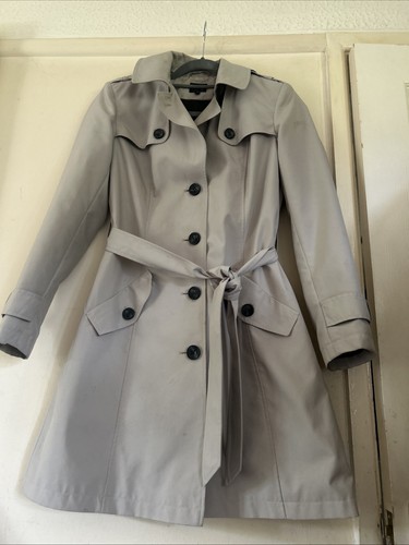 Stone trench coat - m&s,