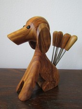 Set 6 Wood Appetizer Forks &