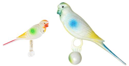 Caged bird fake plastic - bird,